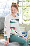 Lana Grossa ZOPFPULLOVER MIT STREIFEN Landlust Sommerseide