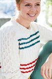 Lana Grossa ZOPFPULLOVER MIT STREIFEN Landlust Sommerseide