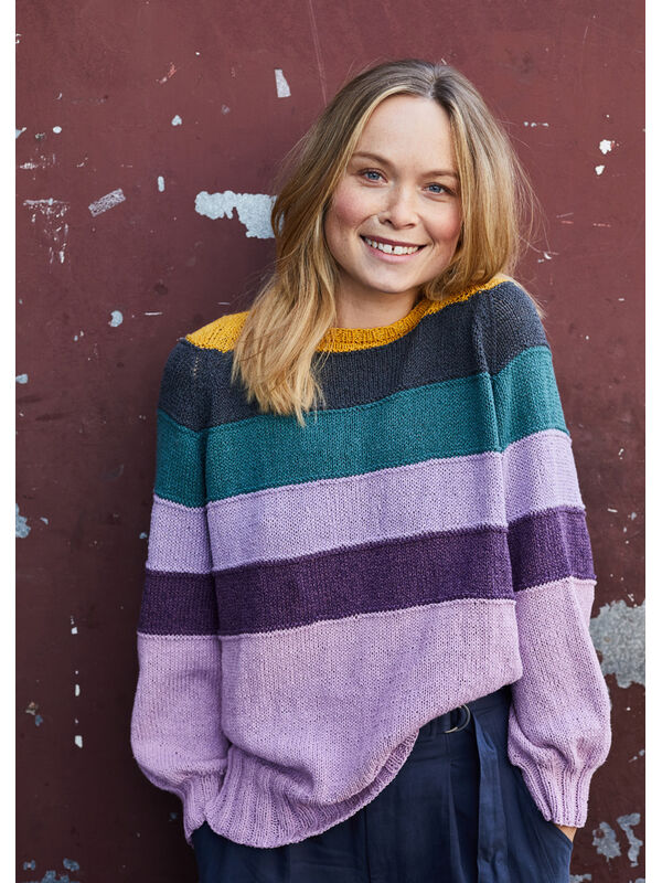 Lana Grossa PULLI MIT U-BOOT-AUSSCHNITT Landlust Sommerseide