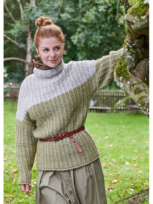 Lana Grossa DAMENPULLOVER Landlust Winterwolle