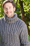Lana Grossa HERRENPULLOVER Landlust Winterwolle