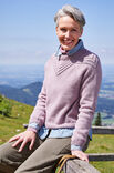 Lana Grossa PULLOVER TOP DOWN Landlust Alpaka Merino 160