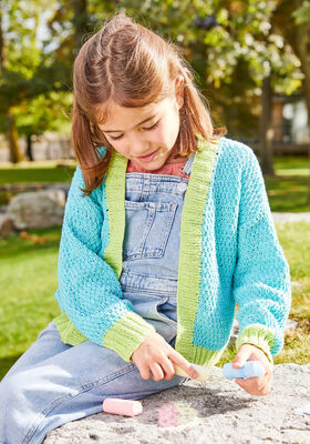 KINDERJACKE Landlust Sommerseide von Lana Grossa