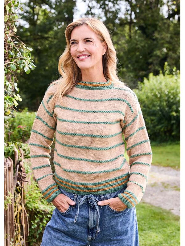 Lana Grossa DAMENPULLOVER Landlust Alpaka Merino 160