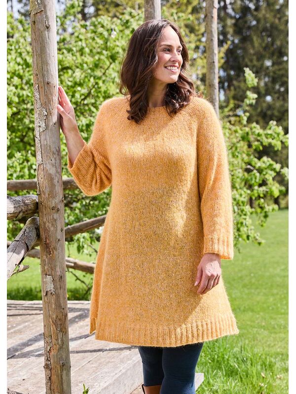 Lana Grossa TOP-DOWN-KLEID Landlust Kidmohair