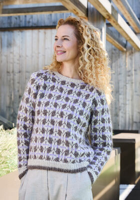 JAQUARDPULLOVER Landlust Alpaka Merino 160 & Landlust Kidmohair von Lana Grossa