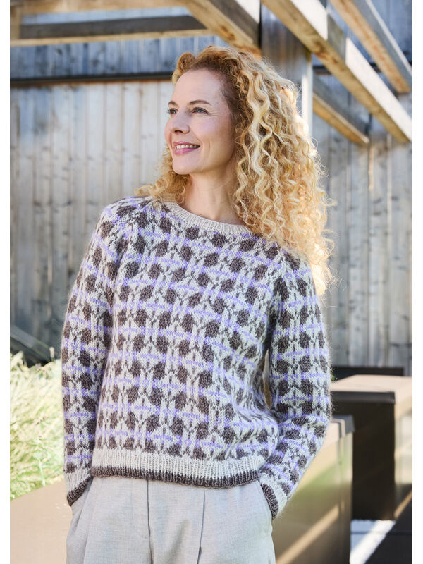 Lana Grossa JAQUARDPULLOVER Landlust Alpaka Merino 160 & Landlust Kidmohair