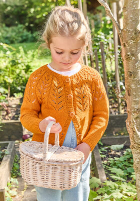 AJOURJACKE FÜR KINDER Landlust Sommerseide von Lana Grossa