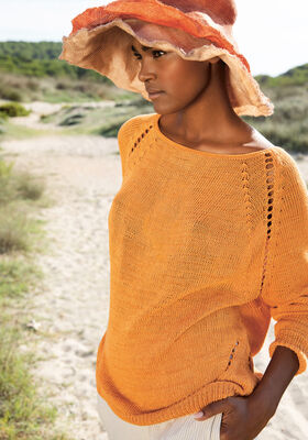 RAGLANPULLOVER Solo Lino von Lana Grossa