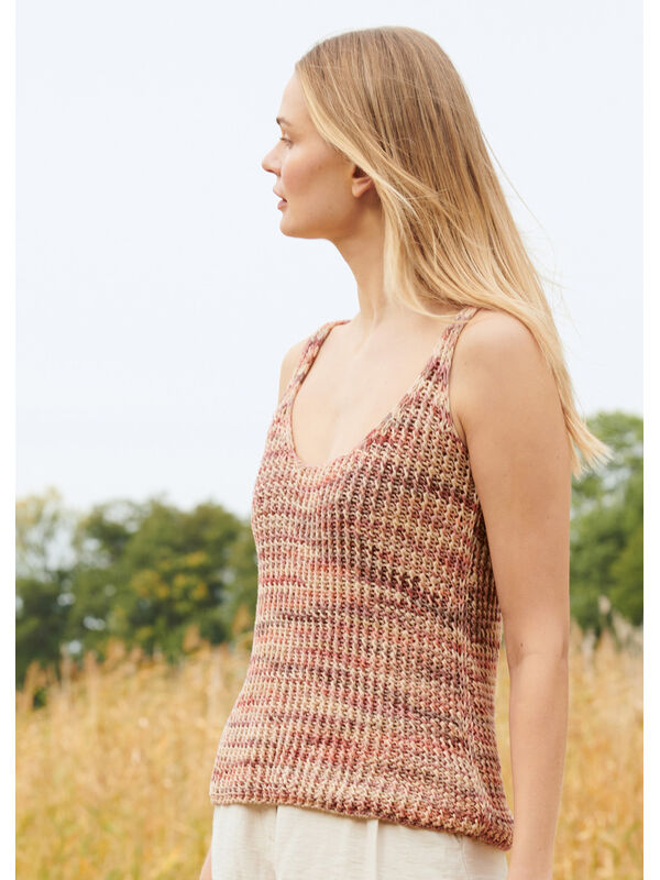 Lana Grossa TOP IM RIPPENSTRUKTURMUSTER Certo Print