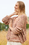 Lana Grossa CARDIGAN IM RIPPENSTRUKTURMUSTER Certo Print