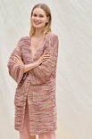 Lana Grossa CARDIGAN IM RIPPENSTRUKTURMUSTER Certo Print