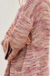 Lana Grossa CARDIGAN IM RIPPENSTRUKTURMUSTER Certo Print