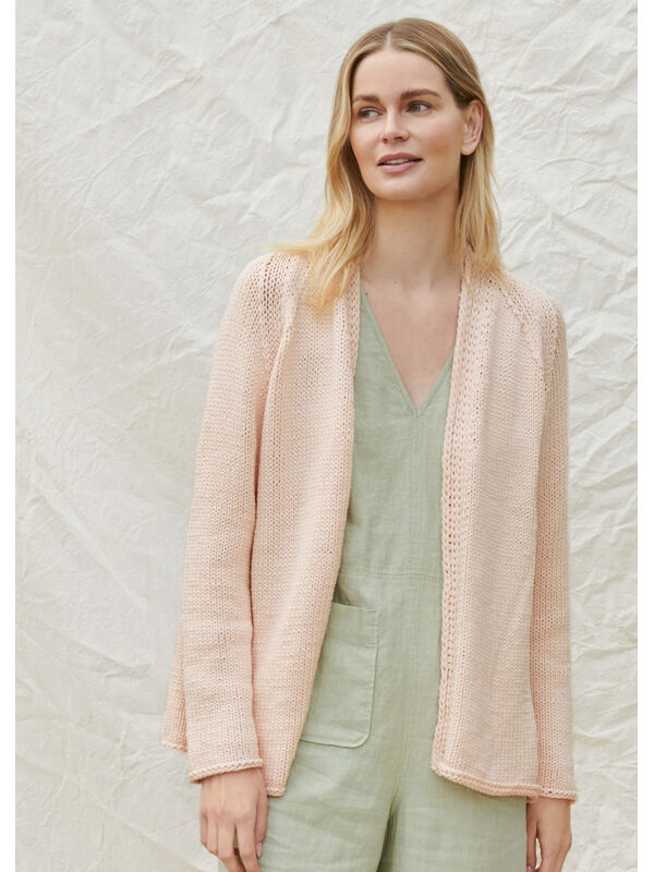 Lana Grossa RAGLANCARDIGAN GLATT RECHTS Cashseta