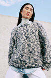 Lana Grossa PULLOVER Brushy Print & Lovely Cotton (lala Berlin)