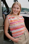 Lana Grossa TOP Brushy Print, Cloudy, Lovely Cotton & Sara