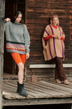 Lana Grossa PULLOVER Country Tweed, Brushy & Furry