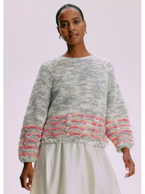 Lana Grossa RAGLAN-PULLOVER Lala Berlin Smoothy