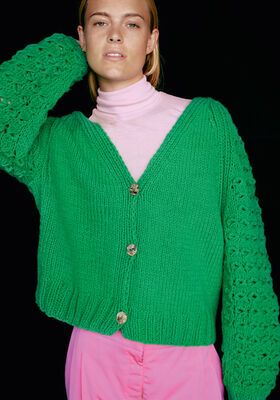 RAGLAN-JACKE Merino Cardato von Lana Grossa