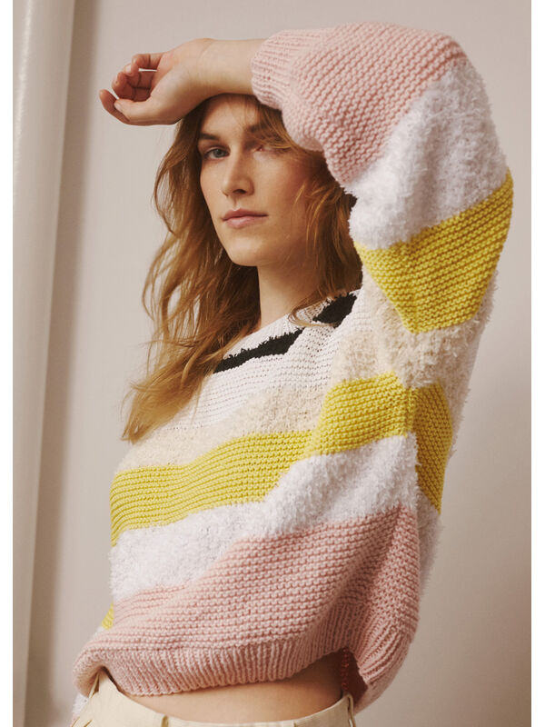 Lana Grossa PULLOVER Fourseason, About Berlin Funky & Pima