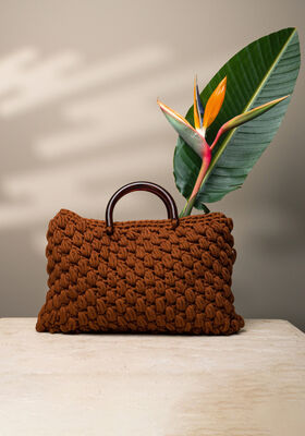 HENKELTASCHE The Tube von Lana Grossa