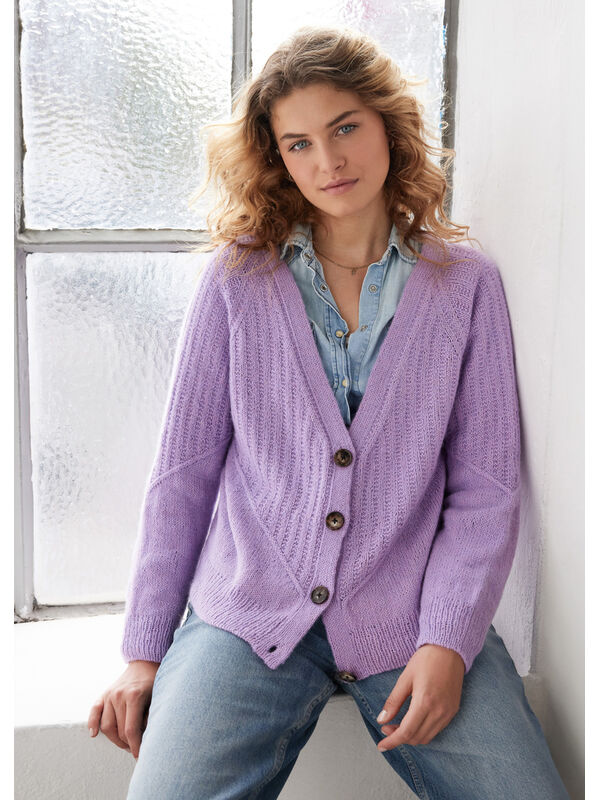 Lana Grossa CARDIGAN COSMO Ecopuno