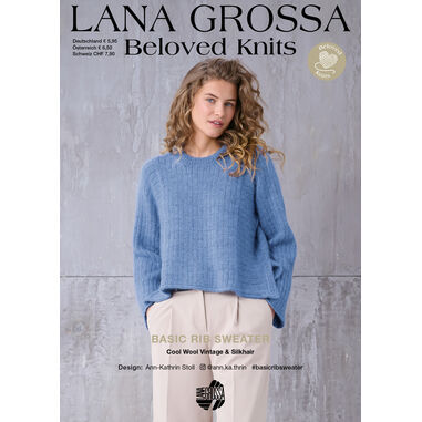 Lana Grossa BASIC RIB SWEATER - Beloved Knits No. 5