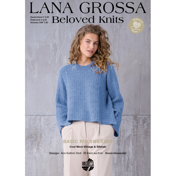 BASIC RIB SWEATER - Beloved Knits No. 5 von Lana Grossa