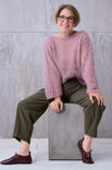 Lana Grossa LUNA SWEATER Natural Superkid Tweed