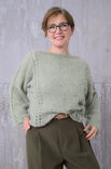 Lana Grossa LUNA SWEATER Natural Superkid Tweed