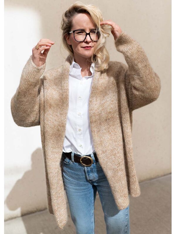 Lana Grossa COZYCARDIGAN Natural Alpaca Pelo & Silkhair