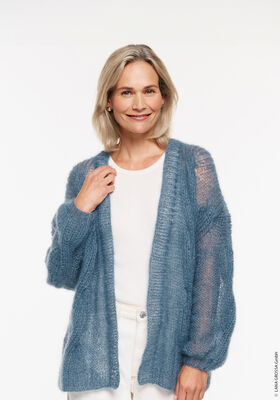 NICOLETTA CARDIGAN Silkhair von Lana Grossa