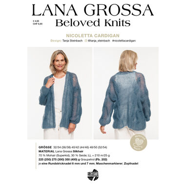 Lana Grossa NICOLETTA CARDIGAN - Beloved Knits No. 3