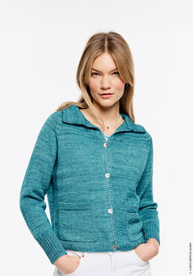 ELENA CARDIGAN Cool Wool Vintage von Lana Grossa