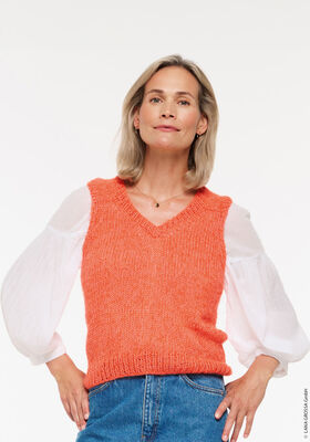 VIOLA SLIPOVER Cotton Wool & Setasuri von Lana Grossa