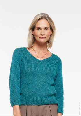 GRAZIA SWEATER Cotton Wool & Setasuri von Lana Grossa