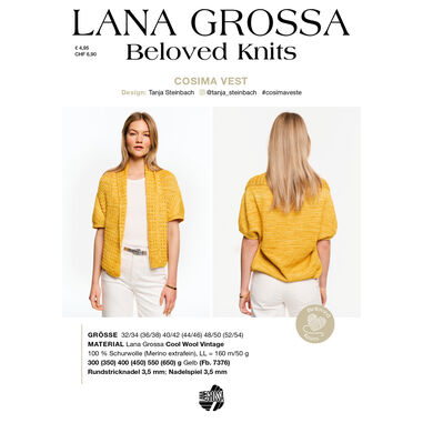Lana Grossa COSIMA VEST - Beloved Knits No. 3