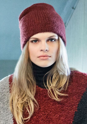 GEDOPPELTE MÜTZE Alta Moda Alpaca von Lana Grossa