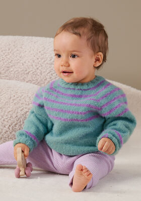 RAGLANPULLOVER Cosy Socks von Lana Grossa