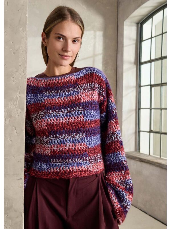 Lana Grossa HÄKELPULLOVER Cool Merino & Superkid Seta