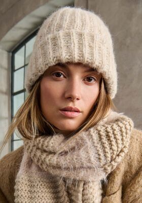 MÜTZE Alpaca Air II & Brillino von Lana Grossa