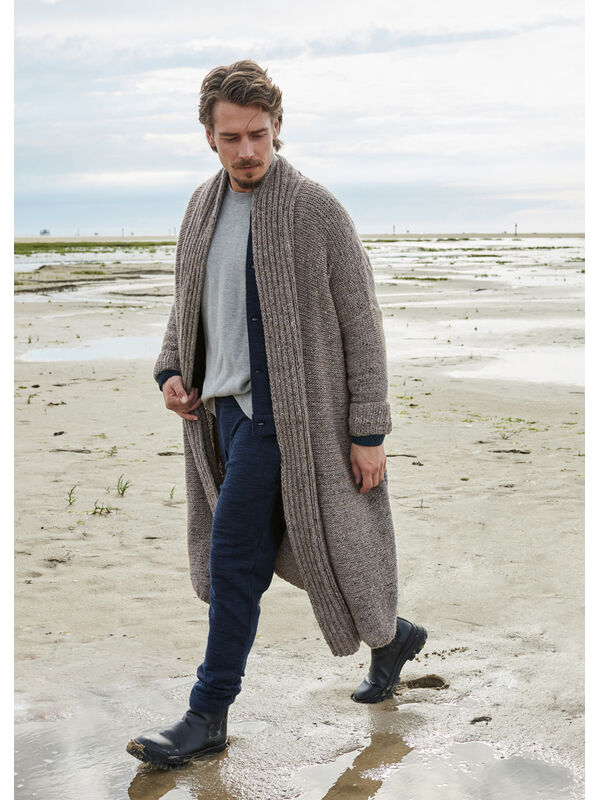 Lana Grossa MANTEL Landlust Soft Tweed 180 & Puno Due