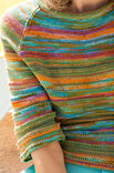 Lana Grossa PULLOVER Gomitolo Denim Graffiti
