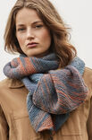 Lana Grossa DIAGONAL-GESTRICKTER-SCHAL Gomitolo Bene