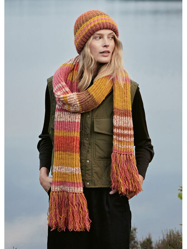 Lana Grossa PATENTSCHAL Gomitolo Tosca & Cool Merino Print