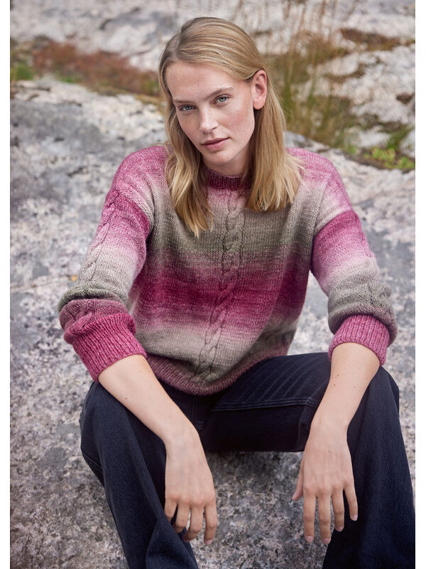 Lana Grossa PULLOVER MIT ZÖPFEN Gomitolo Alpaca