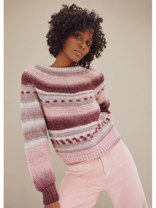 Lana Grossa PULLOVER Gomitolo Dipinto