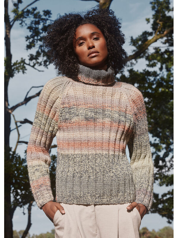 Lana Grossa RIPPEN-RAGLAN Gomitolo Dipinto
