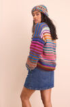 Lana Grossa STREIFENCARDIGAN Candy