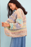 Lana Grossa CARDIGAN TOP-DOWN Candy & Pelliccia